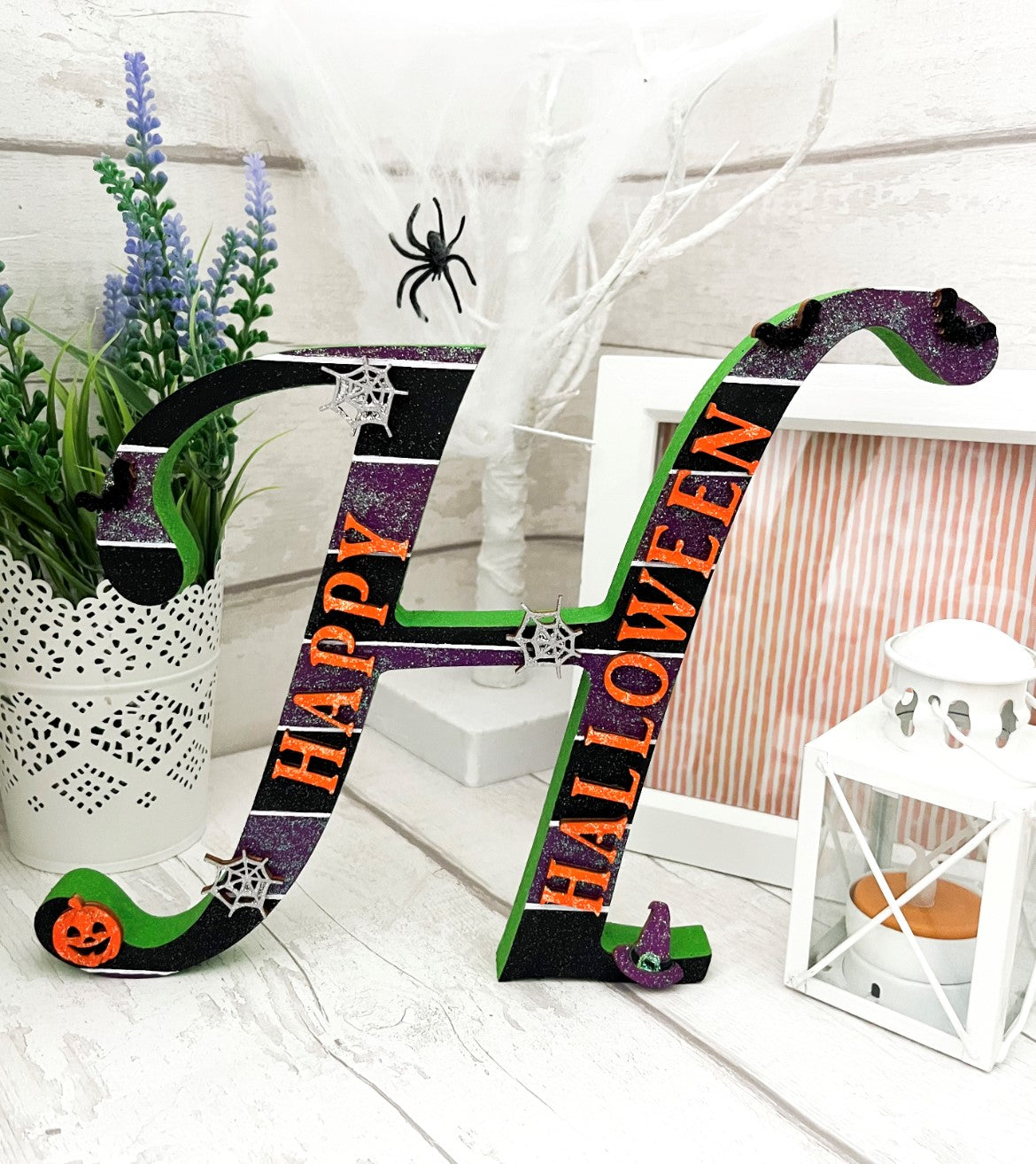 Happy Halloween Decoration 1 - Sweet Pea Wooden Creations