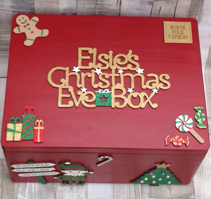 Large Personalised Christmas Eve Box