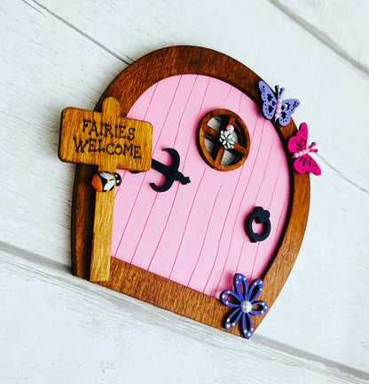 Pink Garden Fairy Door