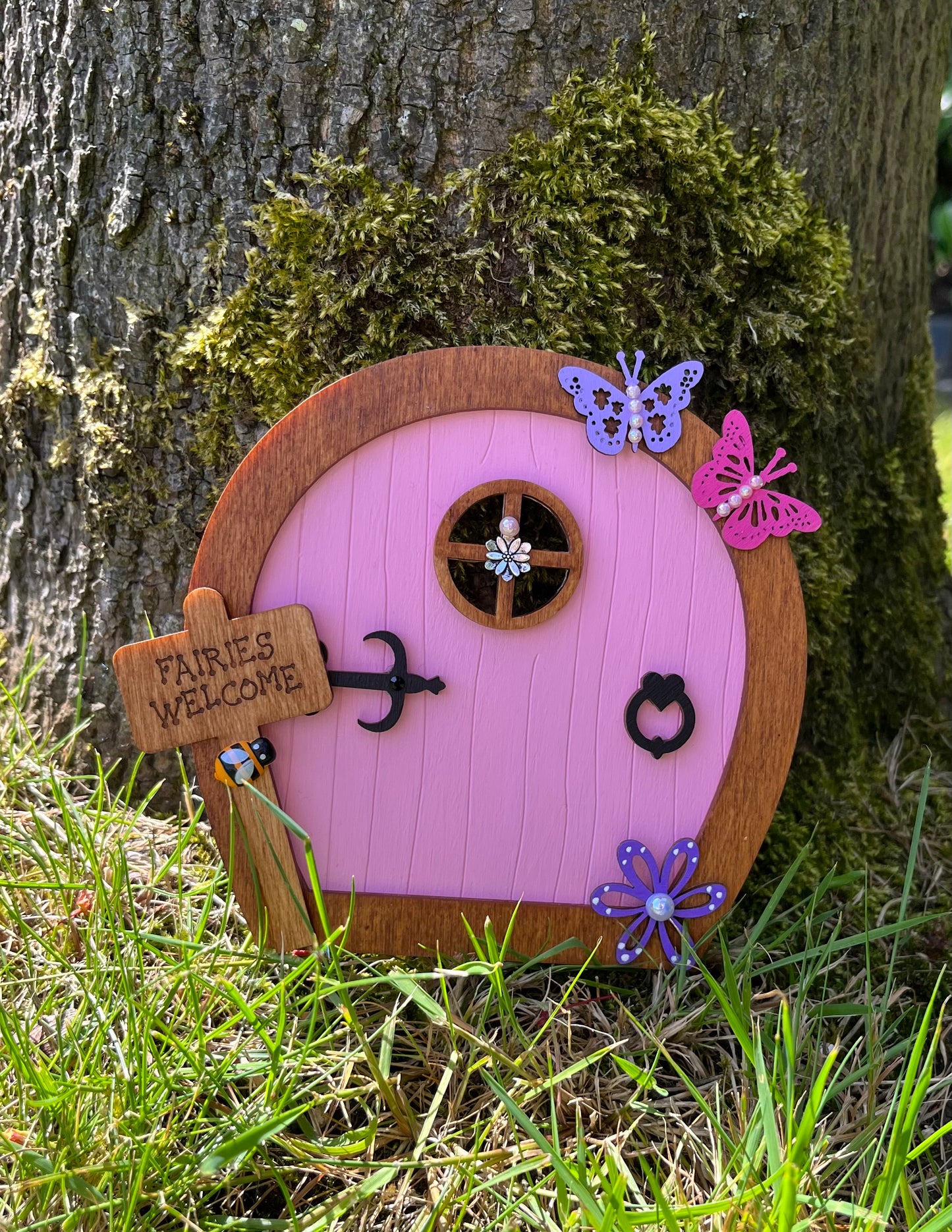 Pink Garden Fairy Door