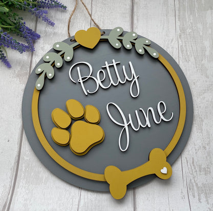 Personalised Dog Plaque