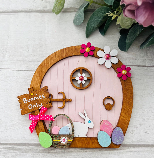 Pink Easter Fairy Door