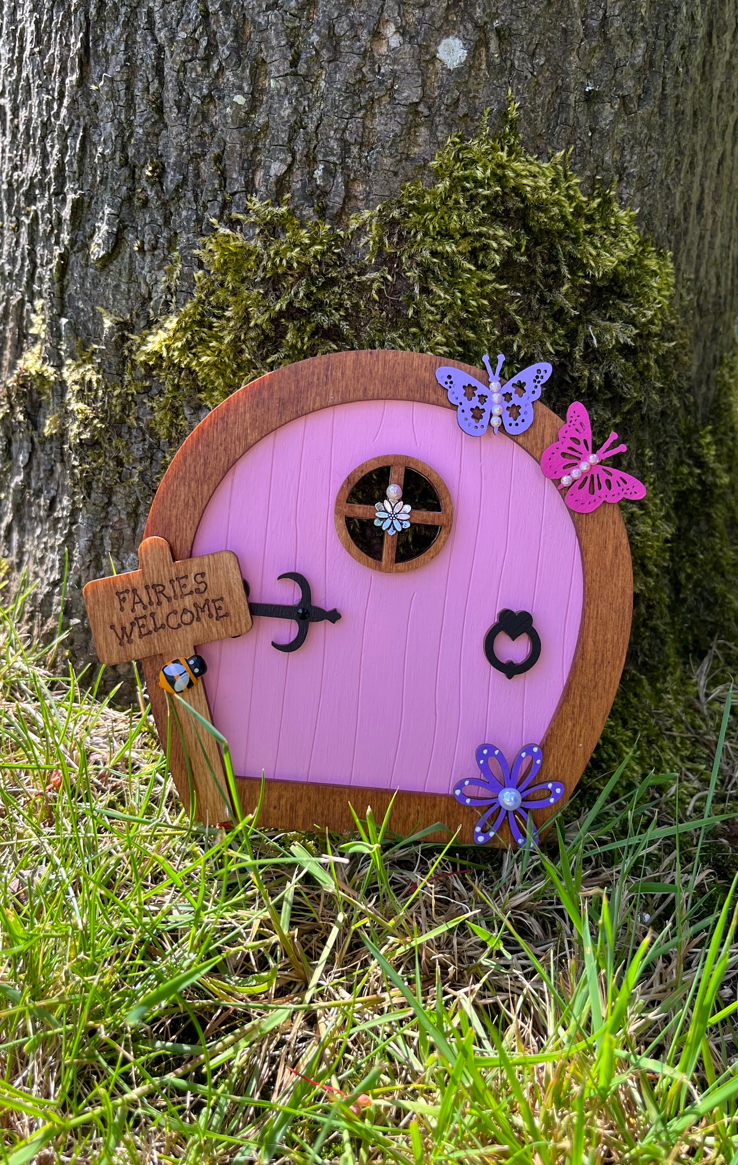 Pink Garden Fairy Door